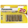 Panasonic AAA bat Alkaline 20шт Alkaline Power (LR03REB/20BW)