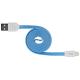  TKG-31 Flat USB cable Lightning 1m Blue