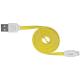  TKG-31 Flat USB cable Lightning 1m Yellow