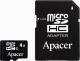  4 GB microSDHC Class 4 + SD adapter AP4GMCSH4-R