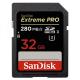  32 GB Extreme PRO 4K SDHC UHS-II U3 SDSDXPB-032G-G46