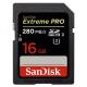  16 GB Extreme PRO 4K SDHC UHS-II U3 SDSDXPB-016G-G46