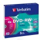  DVD-RW 4,7GB 4x Slim Case 5шт (43563)