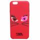  Karl Lagerfeld Choupette In Love 2 iPhone 6/6S Plus Red (KLHCP6LCL2RE)