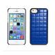  Apple iPhone 5/5S PU Grid Back Cover Blue