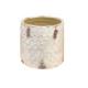   Indoor Pottery Pot textured -no rim distress white, 14,5  (4310201)