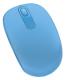Microsoft Wireless Mobile Mouse 1850 U7Z-00058 Blue USB - , ,   