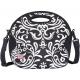  Spicy Relish Lunch Tote Damask Black & White (LB12-DBW)