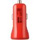  2.1A Dual USB Car Charger Sport Red (CCALL-CR09)