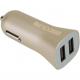  High Speed Dual Car Charger Gold (CL90038)