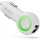  Rapid Volt Dual Port USB Car Charger White (CHCRIO101WH)