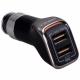 Top Series Dual USB Car Charger (4.8A/24W, 2USB) Black (UC2D)