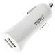  TZG-01 Car charger 2USB 2,4A White (TZG-01-Wt)