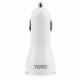  TZG-11 Car Charger 3USB 3,4A White/Silver