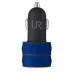  10W car charger with 2 usb ports - blue (20156)